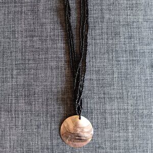 Vintage shell and bead necklace
